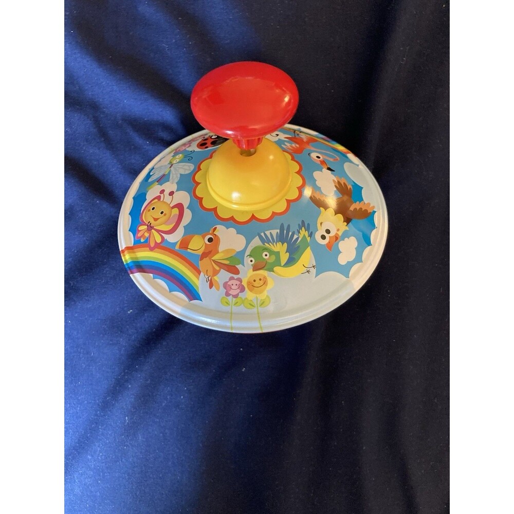 Playgo Toys Baby Spinning Top | Animal & Nature Theme | Push Top
